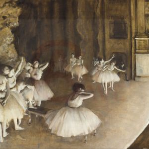Degas Ballet Rehearsal Onstage Digital Print Product Photo