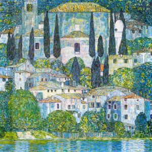 Klimt, Kirche in Cassone Digital Print Product Photo