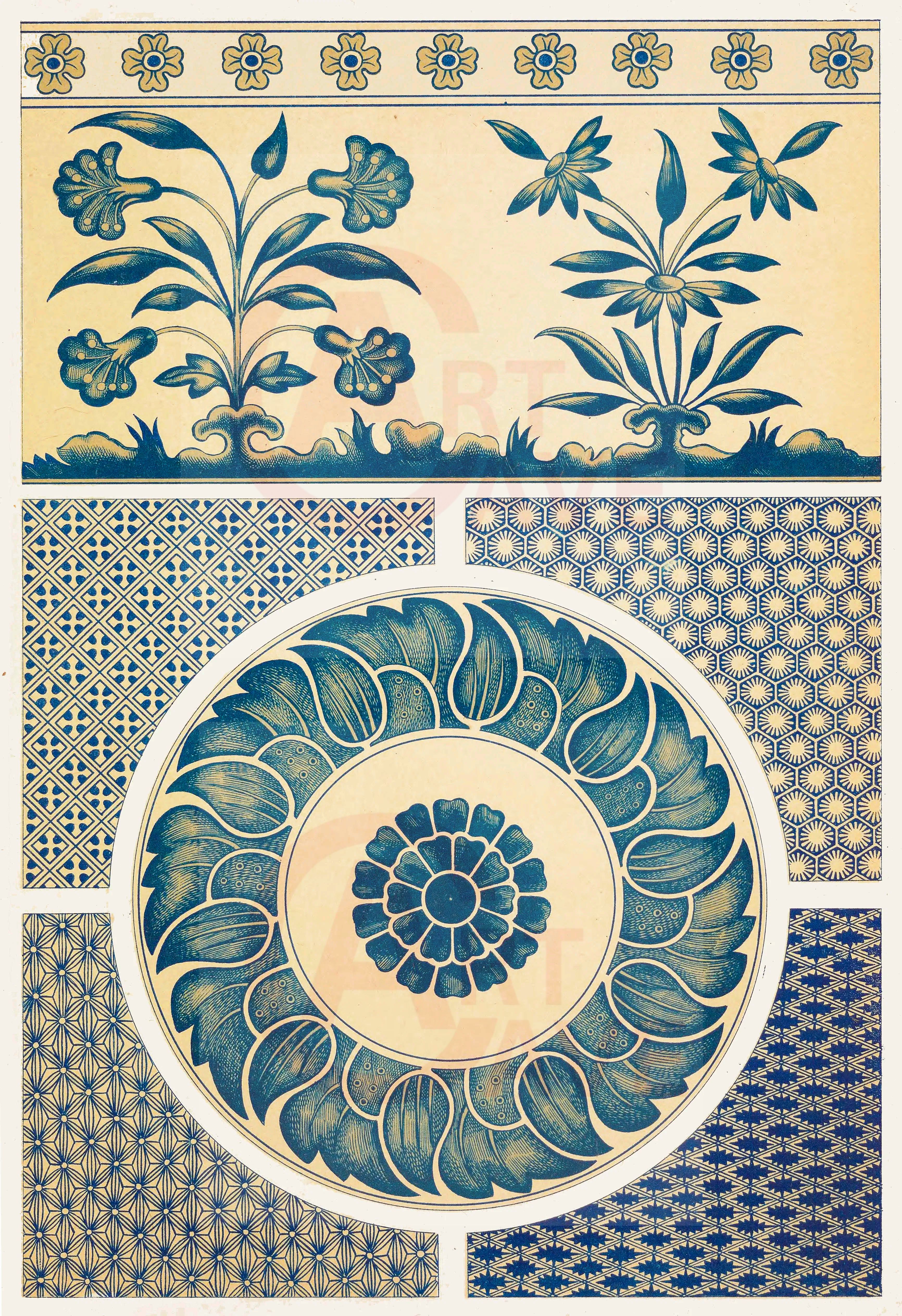 Owen Jones Examples of Chinese Ornament No. 63 Digital Print Product Photo