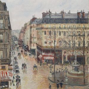 Pissarro, Rue Honore in the Afternoon, Effect of Rain Digital Print Product Photo